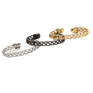 Park Lane "LIFESTYLE" BRACELET - GOLD Open Weave Adjustable CUFF - GOLD ONLY NEW